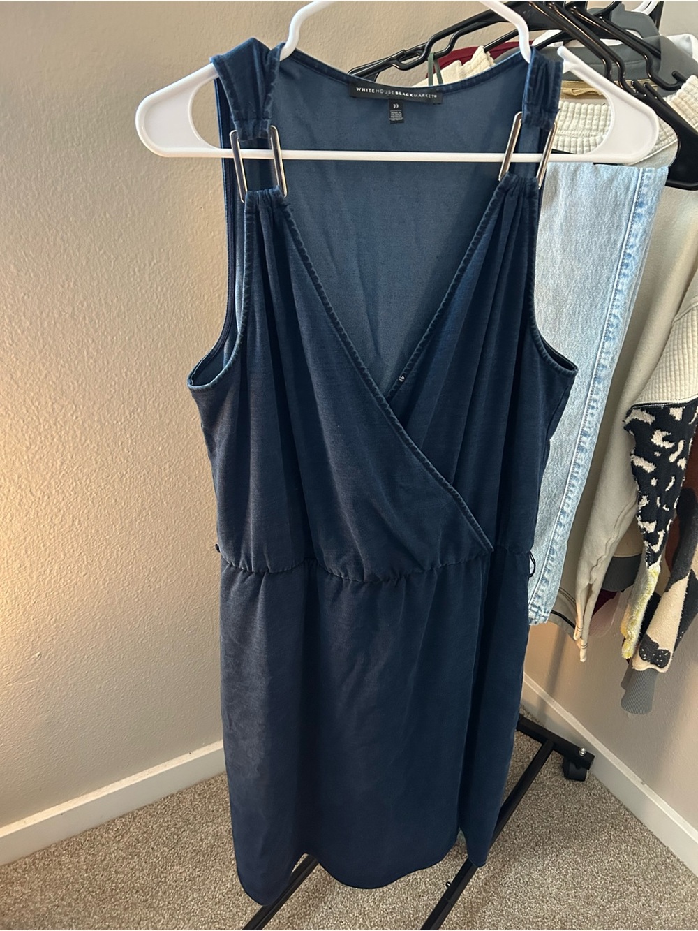 White House Black Market Navy Dress